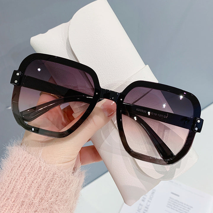 Damen elegante oversized Brille Karnz