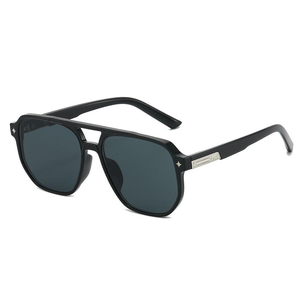 Geometrische Schild Sonnenbrille Karnz