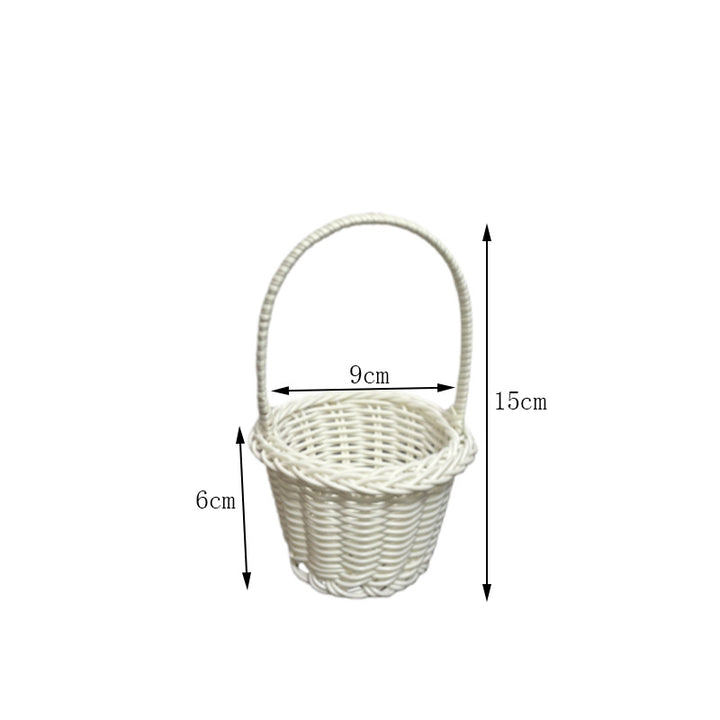 Dekorative Miniatur Geflochtene Korb Karnz