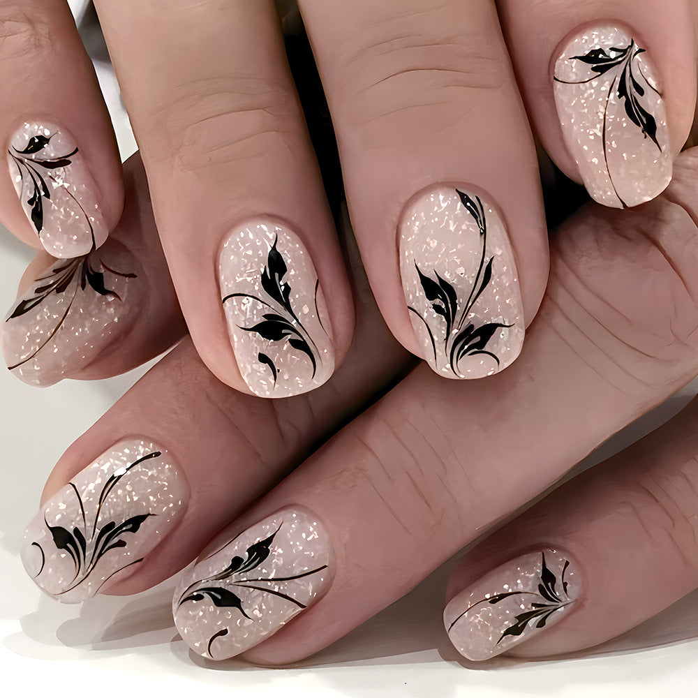 Floral Gel Nail Art Design Karnz 1787542888