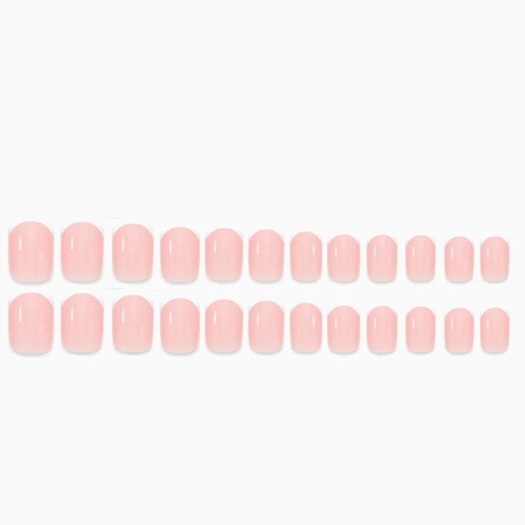Premium French Tip Press-On Nail Set Karnz