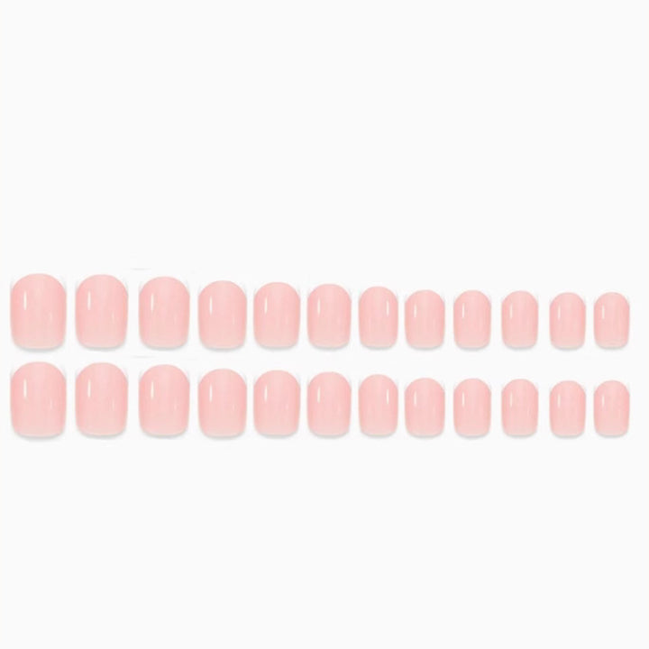 Premium French Tip Press-On Nail Set Karnz
