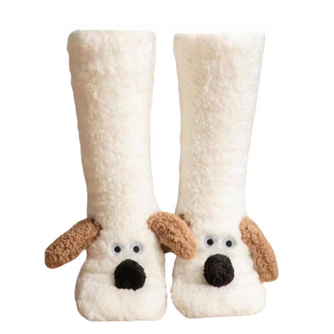Damen Kuschelige Hundesocken mit tierischem Design Karnz