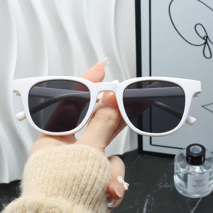 Damen modische Cat-Eye Sonnenbrille mit hochwertigem Kunststoffrahmen Karnz
