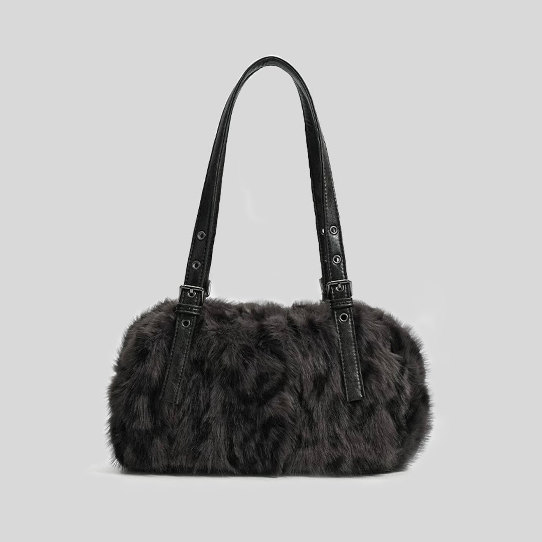 Luxuriöse Kunstpelz Handtasche