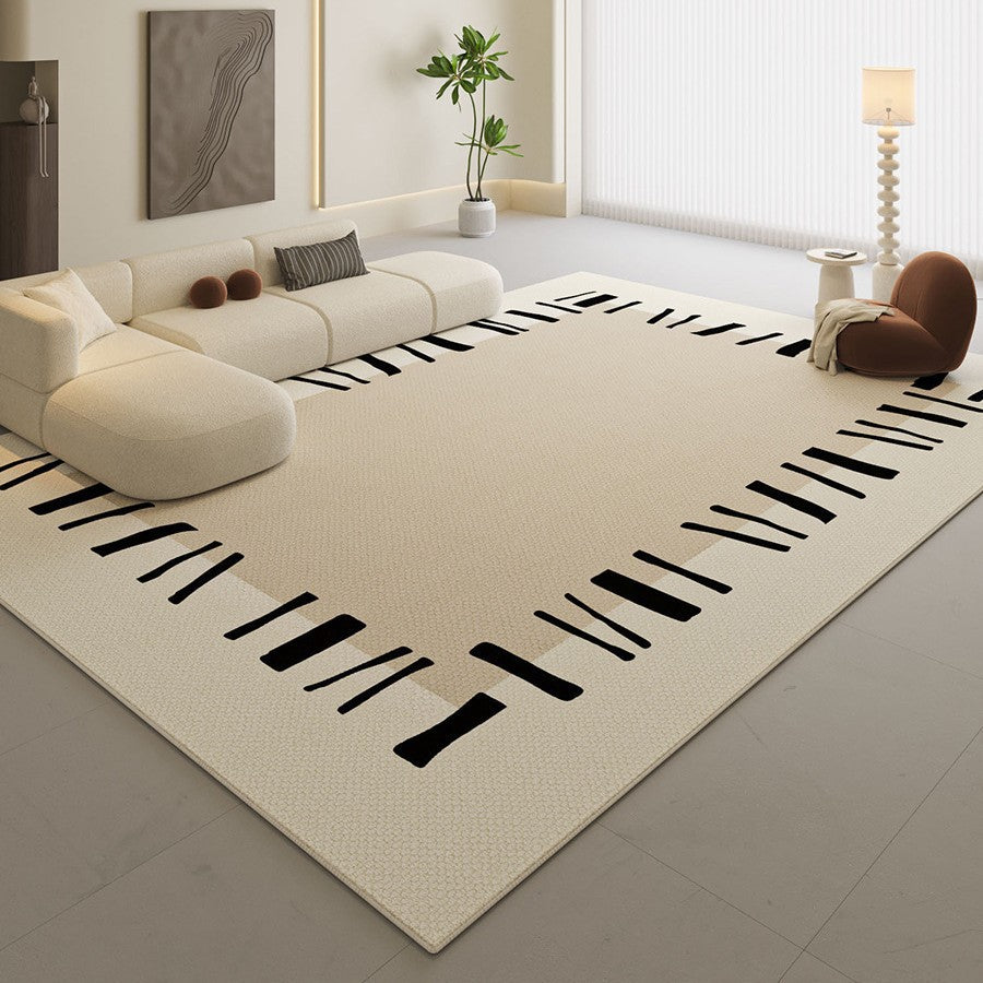 Minimalistischer strukturierter Teppich