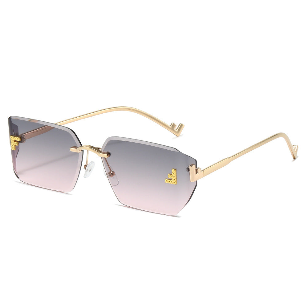 Luxuriöse geometrische Sonnenbrille Karnz