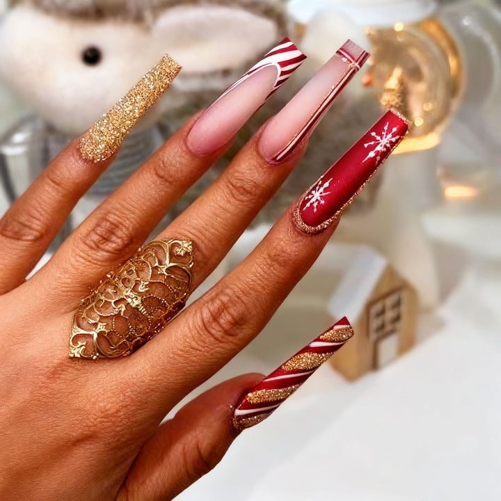 Festliche Feiertags-Nagelkunst-Verstärkungen Karnz 1789915617