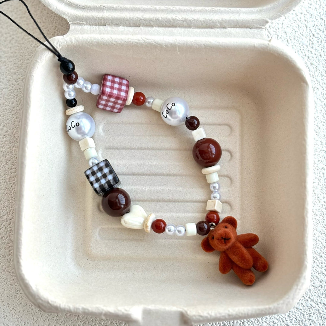 Dekorativer Perlen-Charm-Halskette Karnz 1790134836