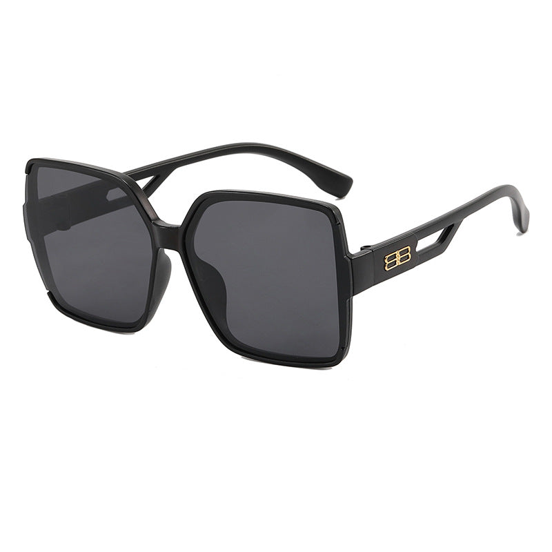 Damen Oversized Sonnenbrille mit markantem eckigem Design Karnz