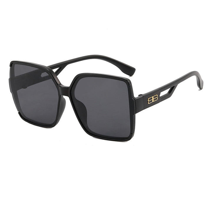 Damen Oversized Sonnenbrille mit markantem eckigem Design Karnz
