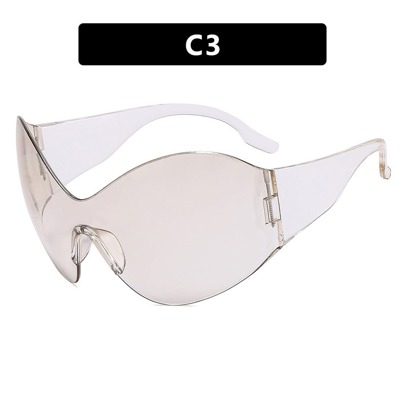 Damen futuristische Sonnenbrille Karnz