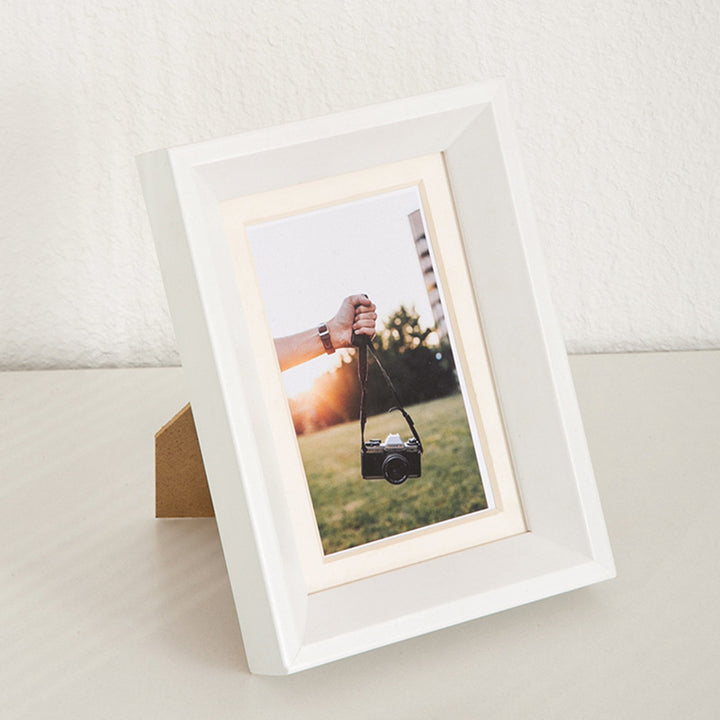 Rustikaler Holz-Fotoanzeigerrahmen für Zuhause