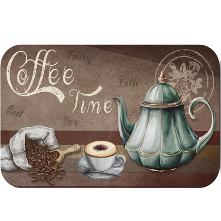 Kaffee-Thema Küchenmatte