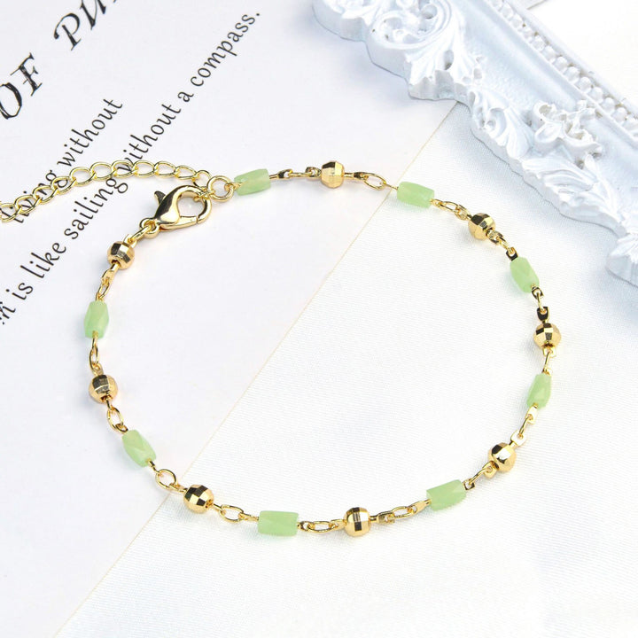 Beaded Charm Fußkette Karnz