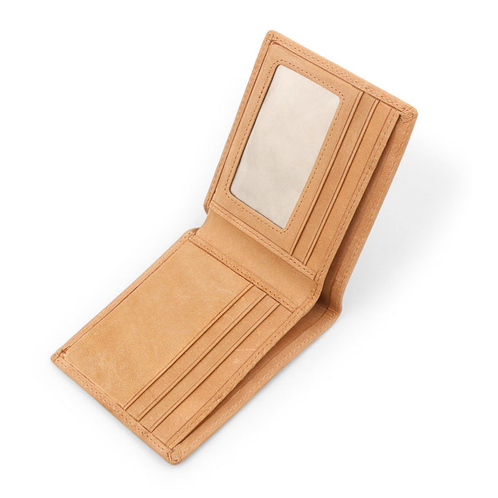 Leder Bi-Fold Geldbörse Karnz