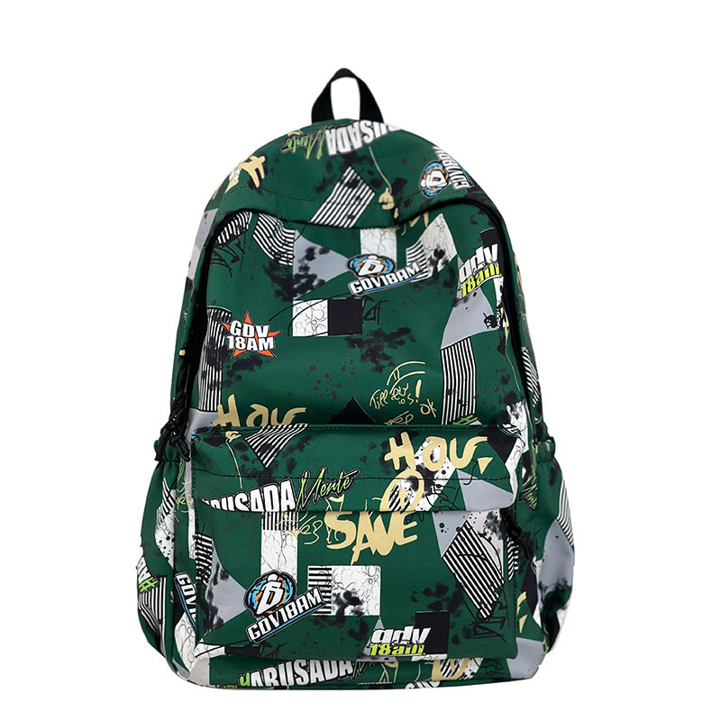 Grafikmuster-Schulrucksack