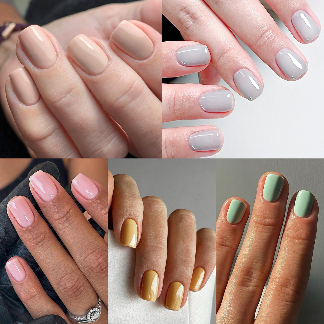 Hochglänzende Nagelkunst Karnz