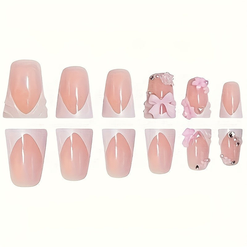 Dekorative florale Acryl-Nagelkunst Karnz