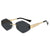 Damen modische Sonnenbrille im trendigen Hexagon-Design Karnz
