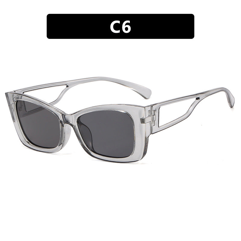 Damen modische Katzenaugen-Sonnenbrille mit stilvollem Rahmen und UV-Schutz Karnz