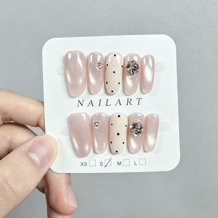 Premium Kunstvolle Press-On Nagel Set Karnz