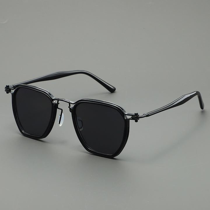Damen stilvolle Sonnenbrille mit kantigem Design und UV-Schutz Karnz
