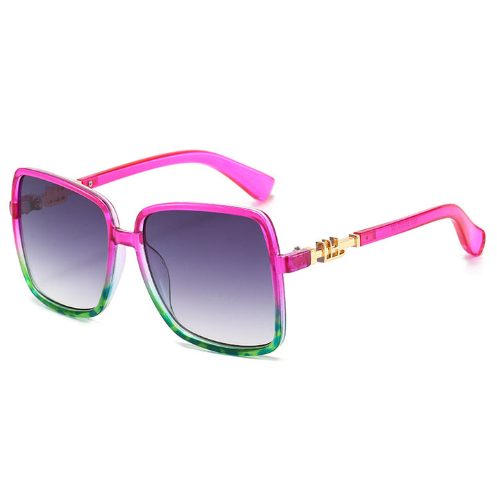 Damen Modische Sonnenbrille mit einzigartigem Farbverlauf Karnz