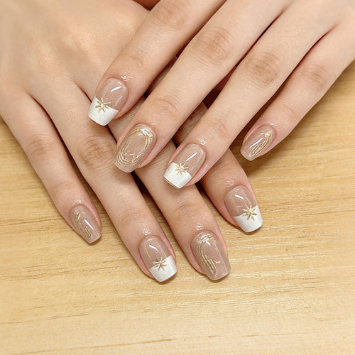 Elegantes Press-On Nagelset Karnz