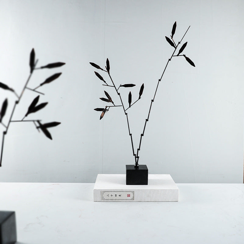 Minimalistische Metallblatt Skulptur