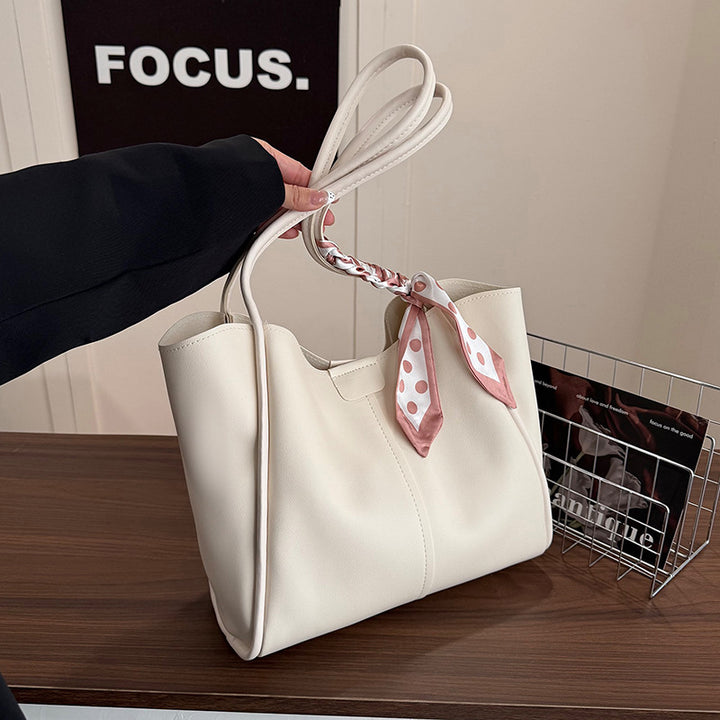 Elegante Tote Bag mit abnehmbarem Schal