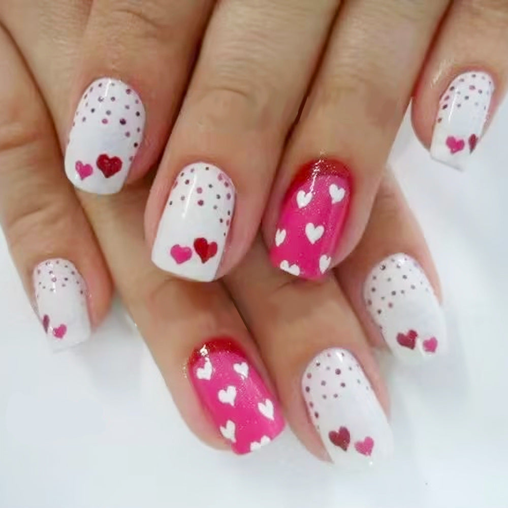 Herzmuster Press-On Nail Art Karnz