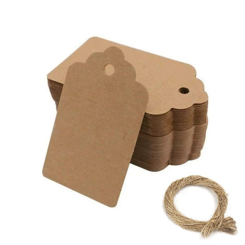 Umweltfreundliche Kraftpapier-Hangtags Karnz