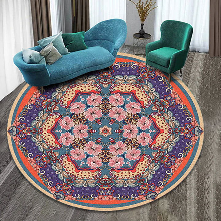 Künstlerisches Mandala-Muster Teppich