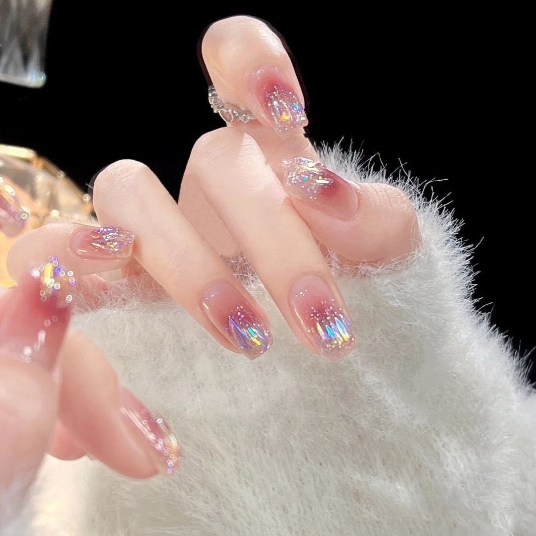 Glitzer Ombre Nagelset Karnz
