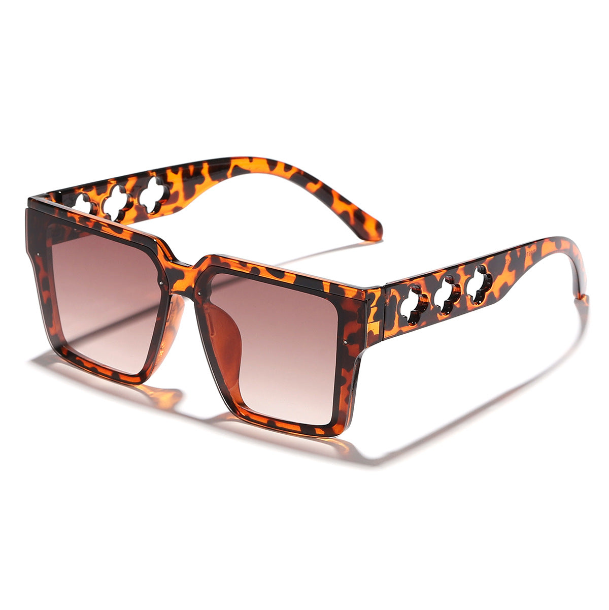 Damen modische quadratische Sonnenbrille mit einzigartigem Design Karnz