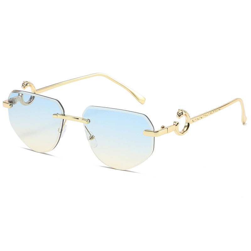 Chic hexagonale Rahmen Sonnenbrille