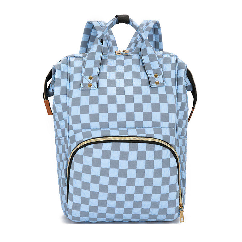 Kariertes Muster Rucksack Karnz