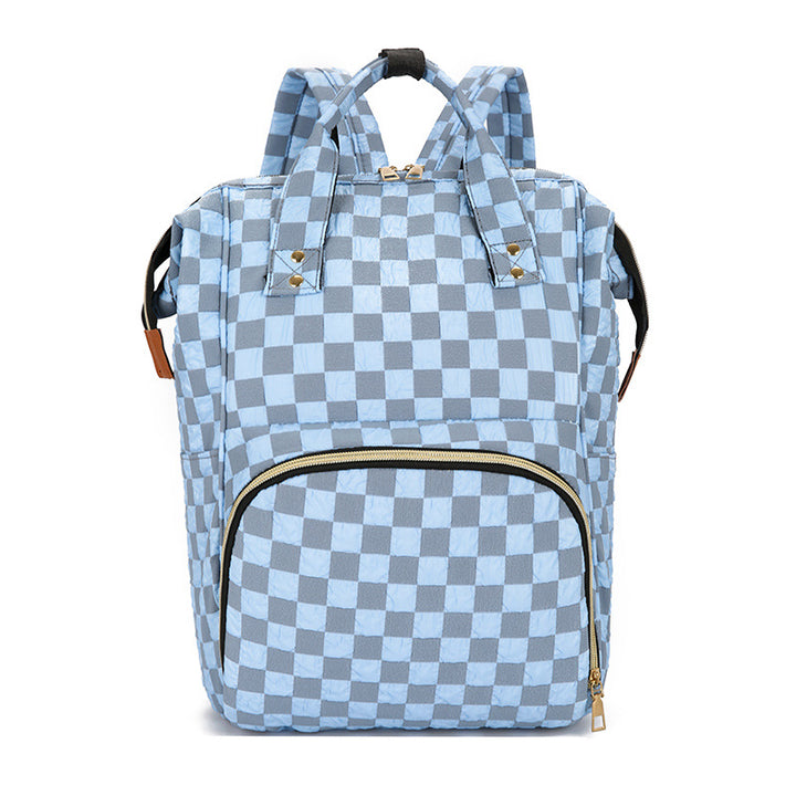 Kariertes Muster Rucksack Karnz