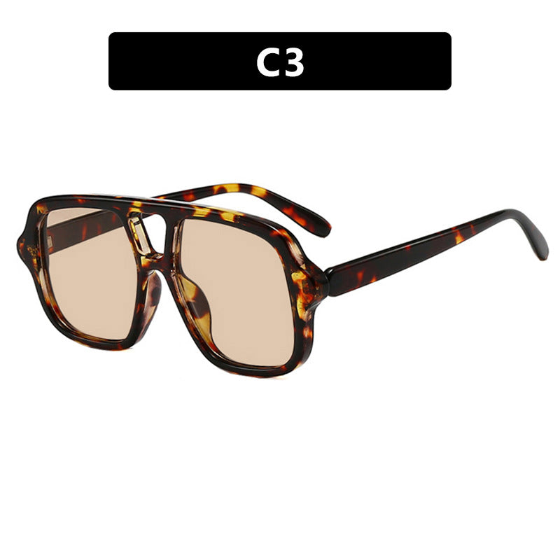 Damen stilvolle oversized Sonnenbrille im schlichten Design Karnz