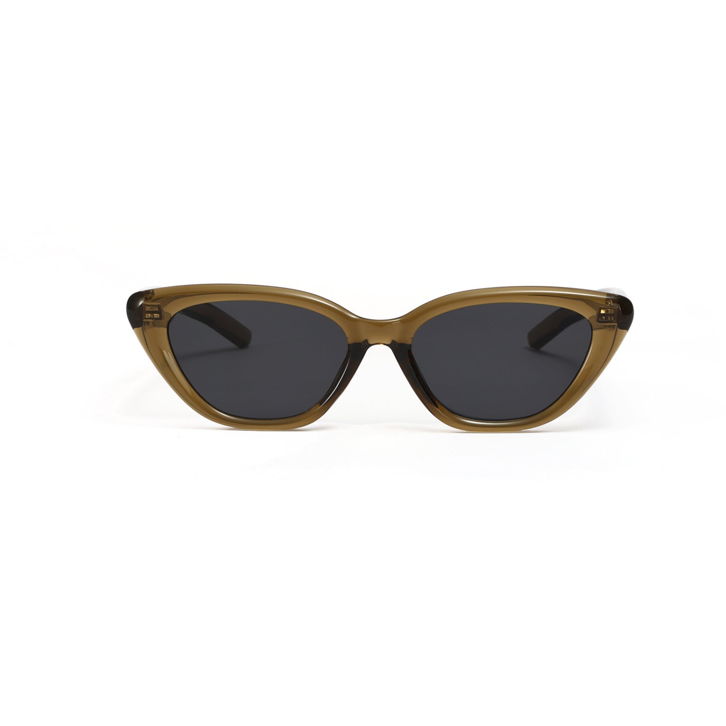Damen Cat-Eye Sonnenbrille mit transparentem Design Karnz