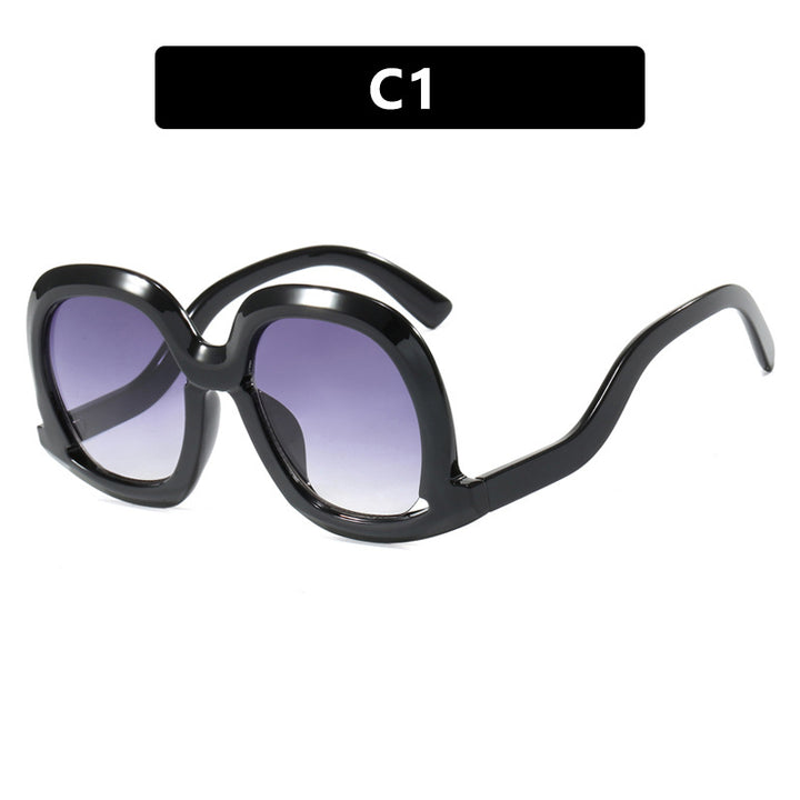 Damen oversized Sonnenbrille mit modischem Design Karnz