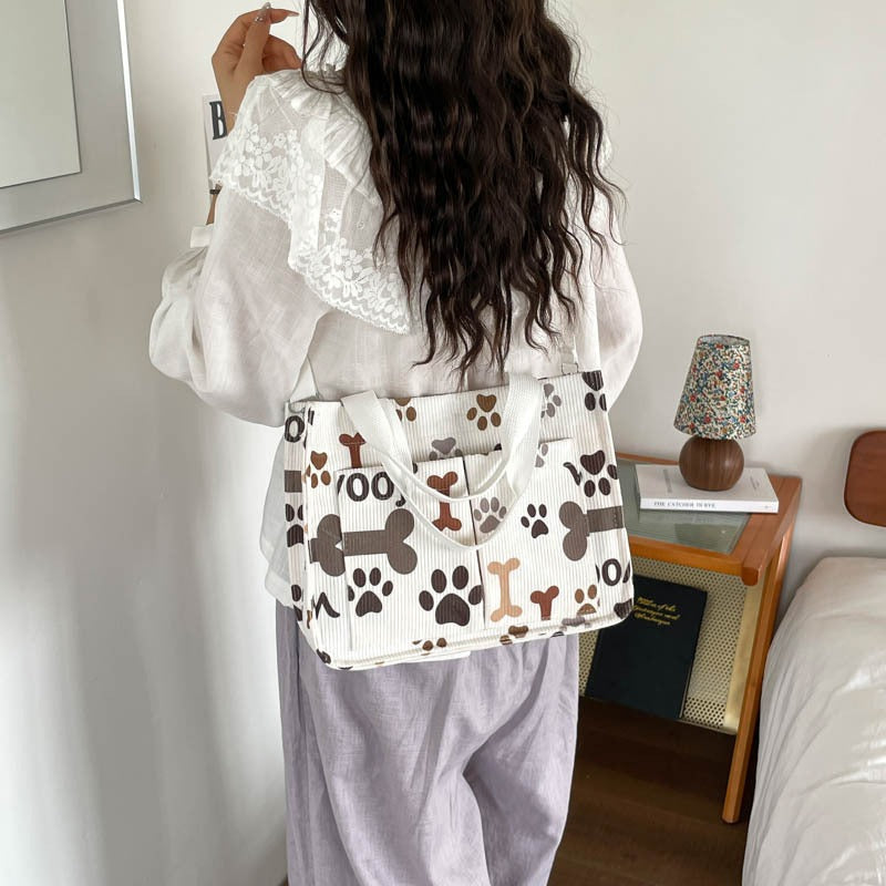 WoFloral Print Utility Handtasche Karnz
