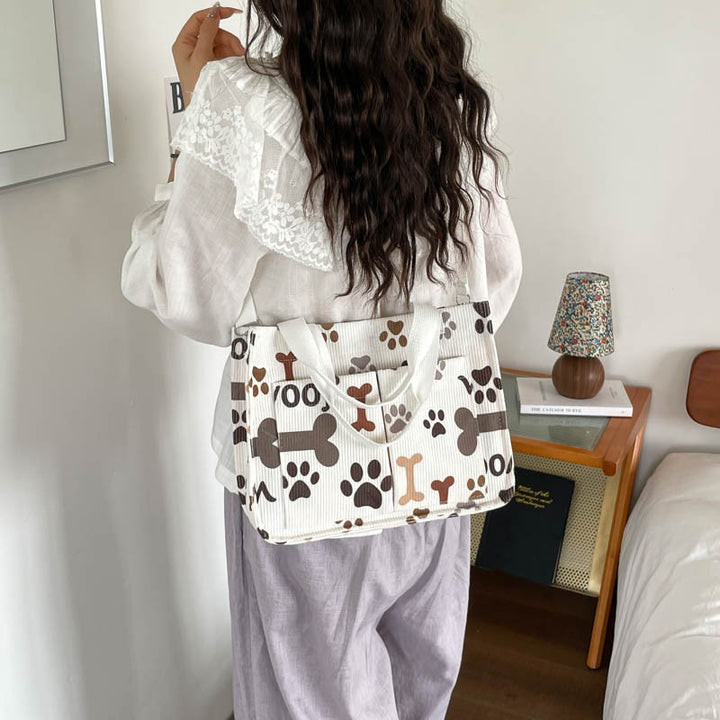 WoFloral Print Utility Handtasche Karnz