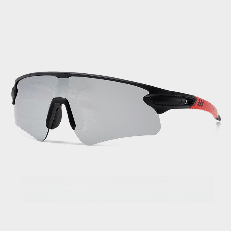 Unisex Sportliche Hochleistungs-Sonnenbrille mit aerodynamischem Design und verstellbarem Nasenpad Karnz