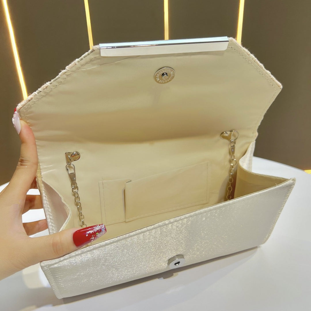 Elegante Florale Spitze Abend Clutch