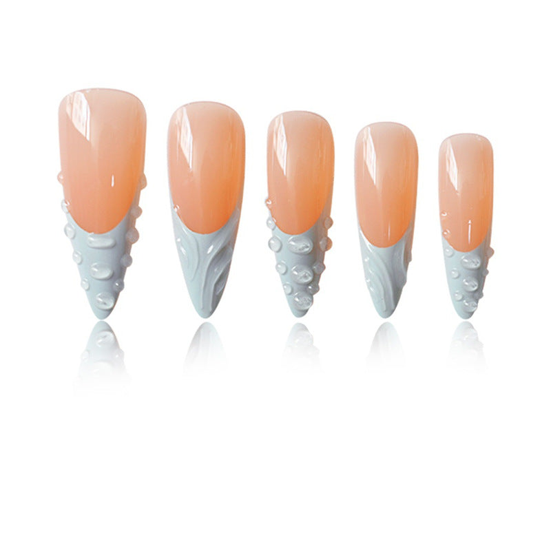 Künstlerische 3D Press-On Nagelverlängerungen Karnz