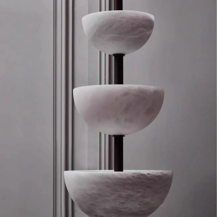 Künstlerische Alabaster Stehlampe