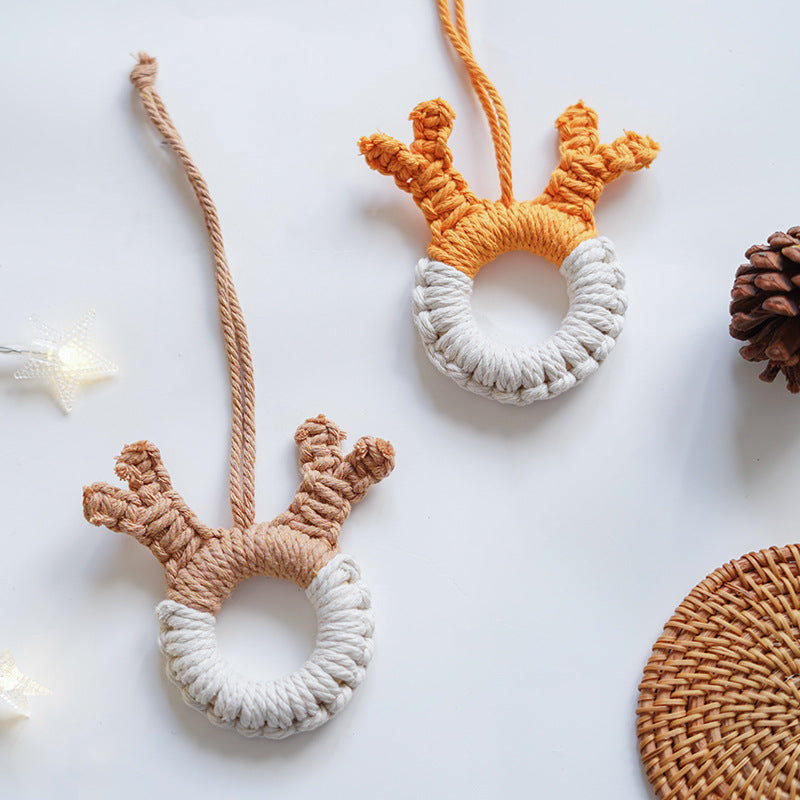 Dekorative Macrame Hängende Akzent Karnz