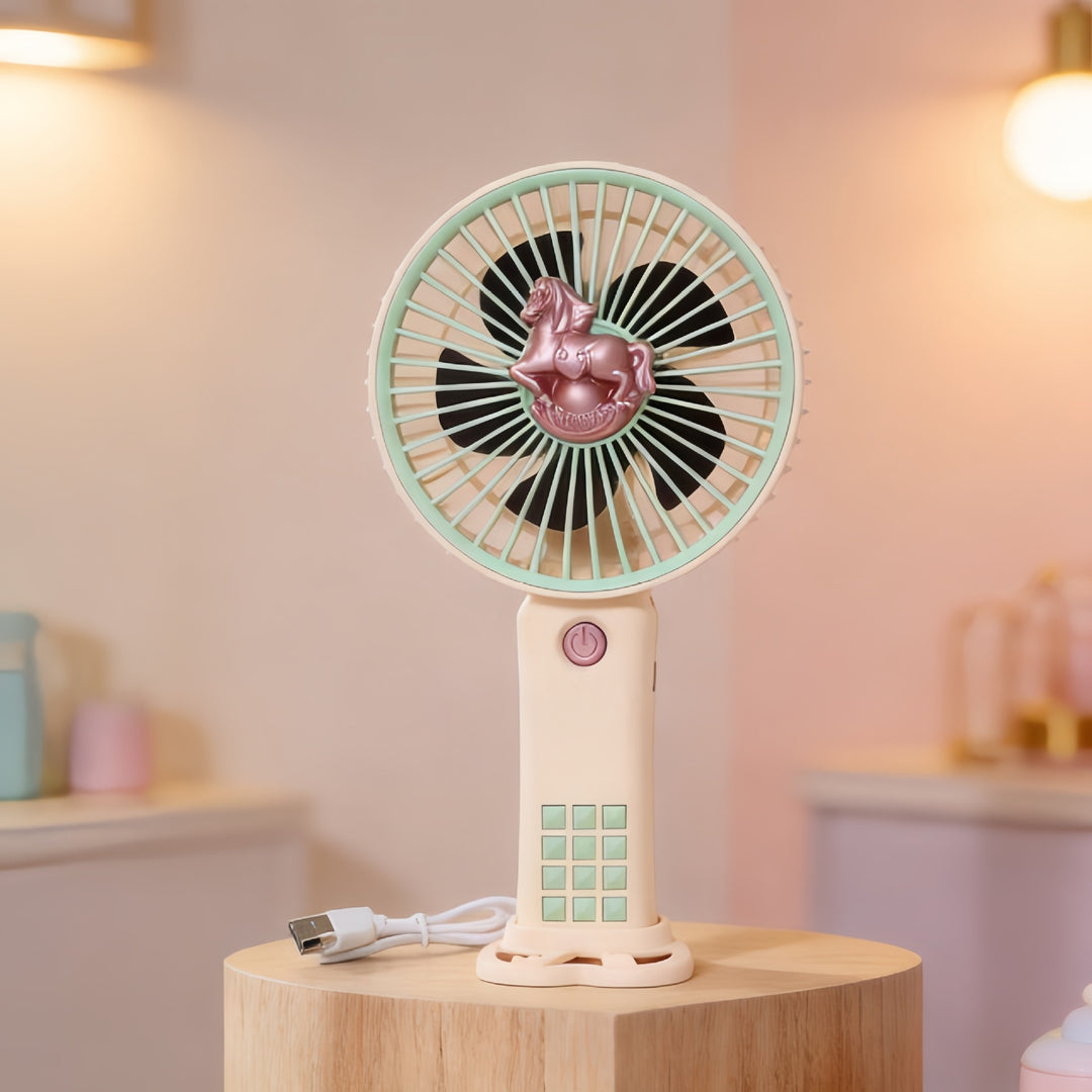 Damen Tragbarer Mini-Ventilator mit attraktivem Kinderdesign Karnz